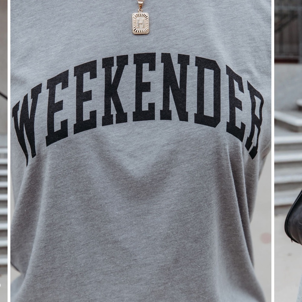 VICI COLLEGIATE WEEKENDER COTTON BLEND TEE - Picture 6 of 9